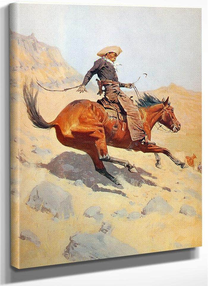The Cowboy By Frederic Remington Fine Art Print