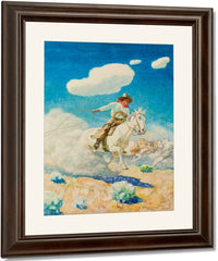 The Cowboy's Life By NC Wyeth Fine Art Print
