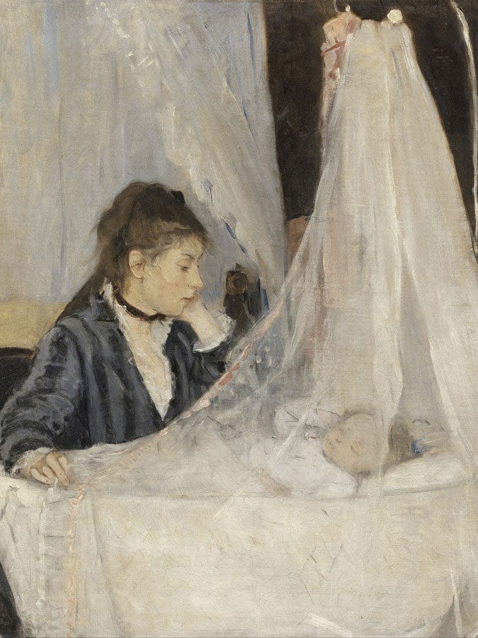 The Cradle By Berthe Morisot Fine Art Print