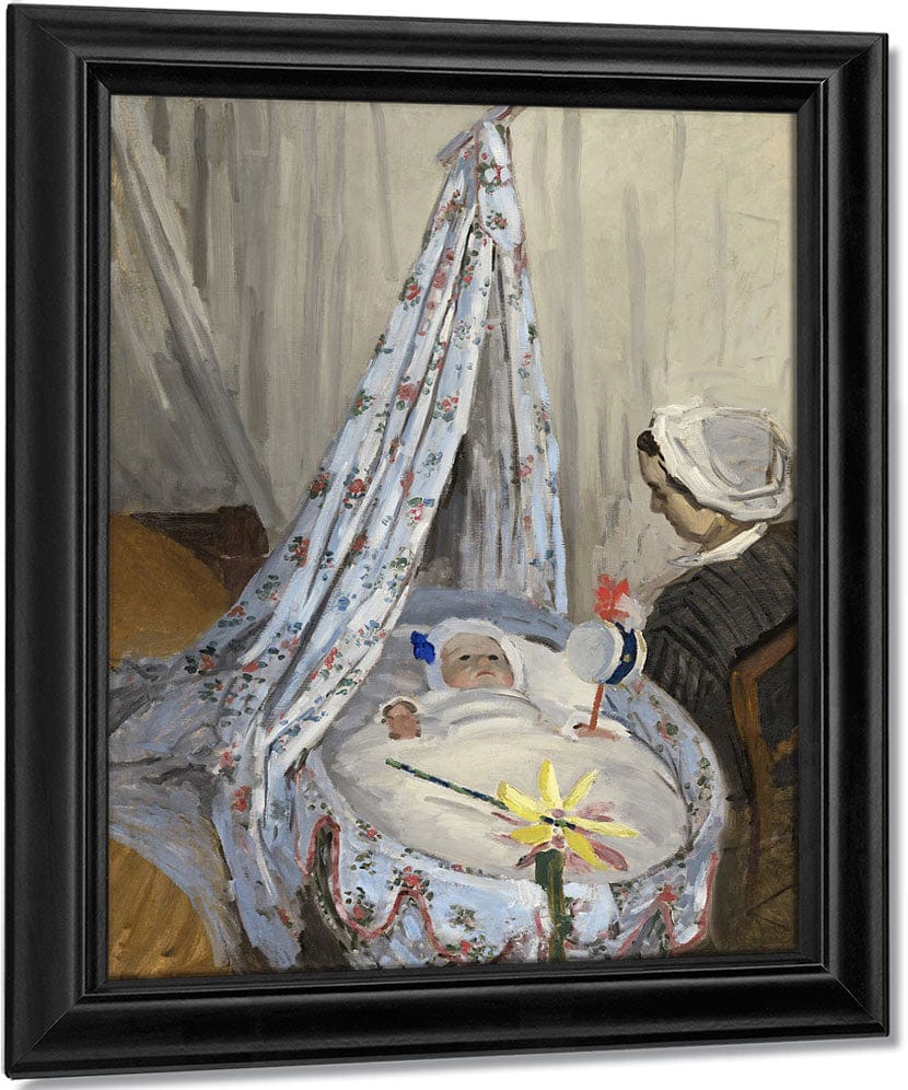 The Cradle  Camille With The Artist's Son Jean By Claude Monet Fine Art Print