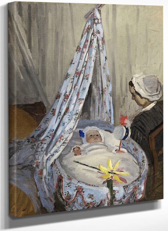 The Cradle  Camille With The Artist's Son Jean By Claude Monet Fine Art Print
