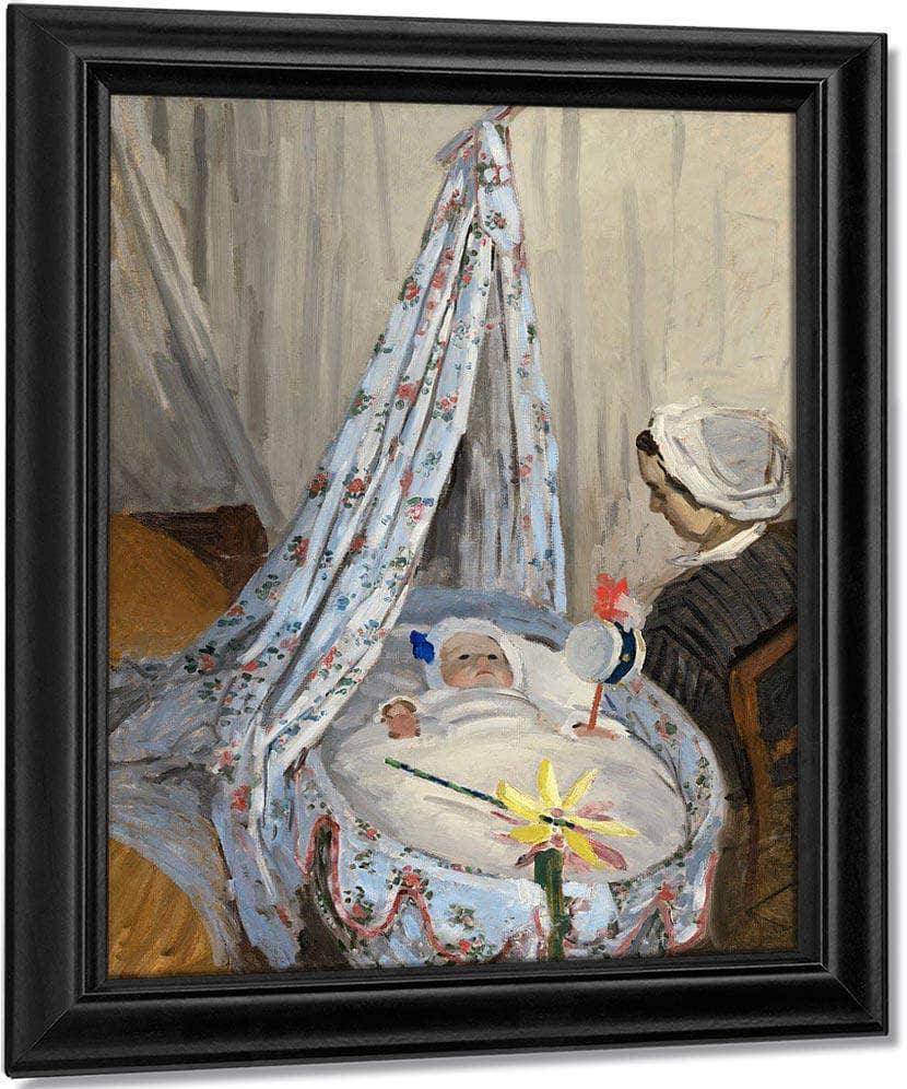 The Cradle Camille With The Artist S Son Jean Claude Monet Fine Art Print