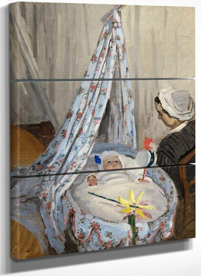 The Cradle Camille With The Artist S Son Jean Claude Monet Fine Art Print