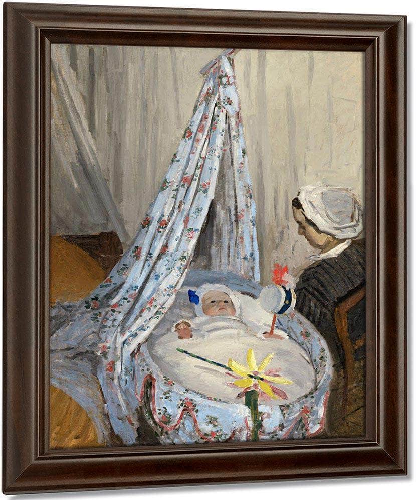 The Cradle Camille With The Artist S Son Jean Claude Monet Fine Art Print