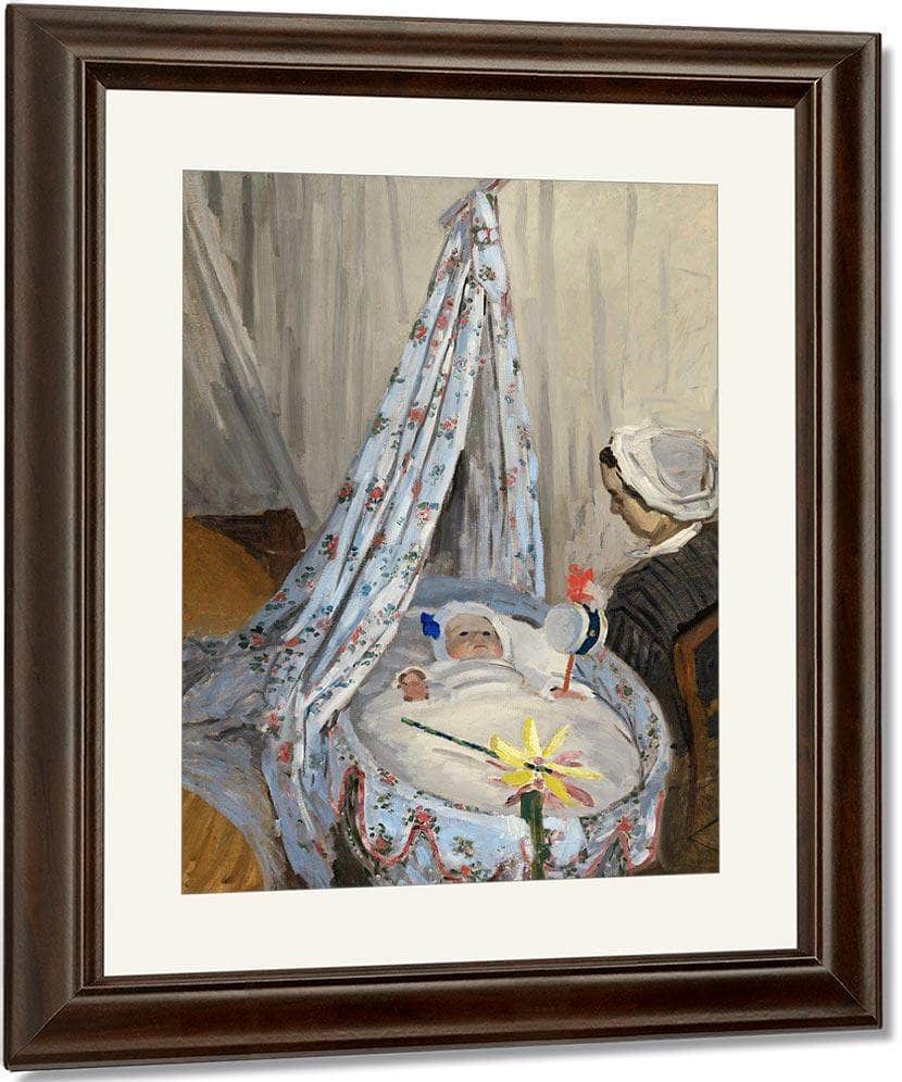 The Cradle Camille With The Artist S Son Jean Claude Monet Fine Art Print