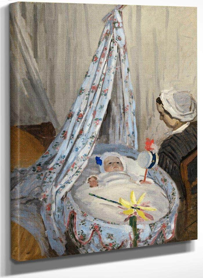 The Cradle Camille With The Artist S Son Jean Claude Monet Fine Art Print