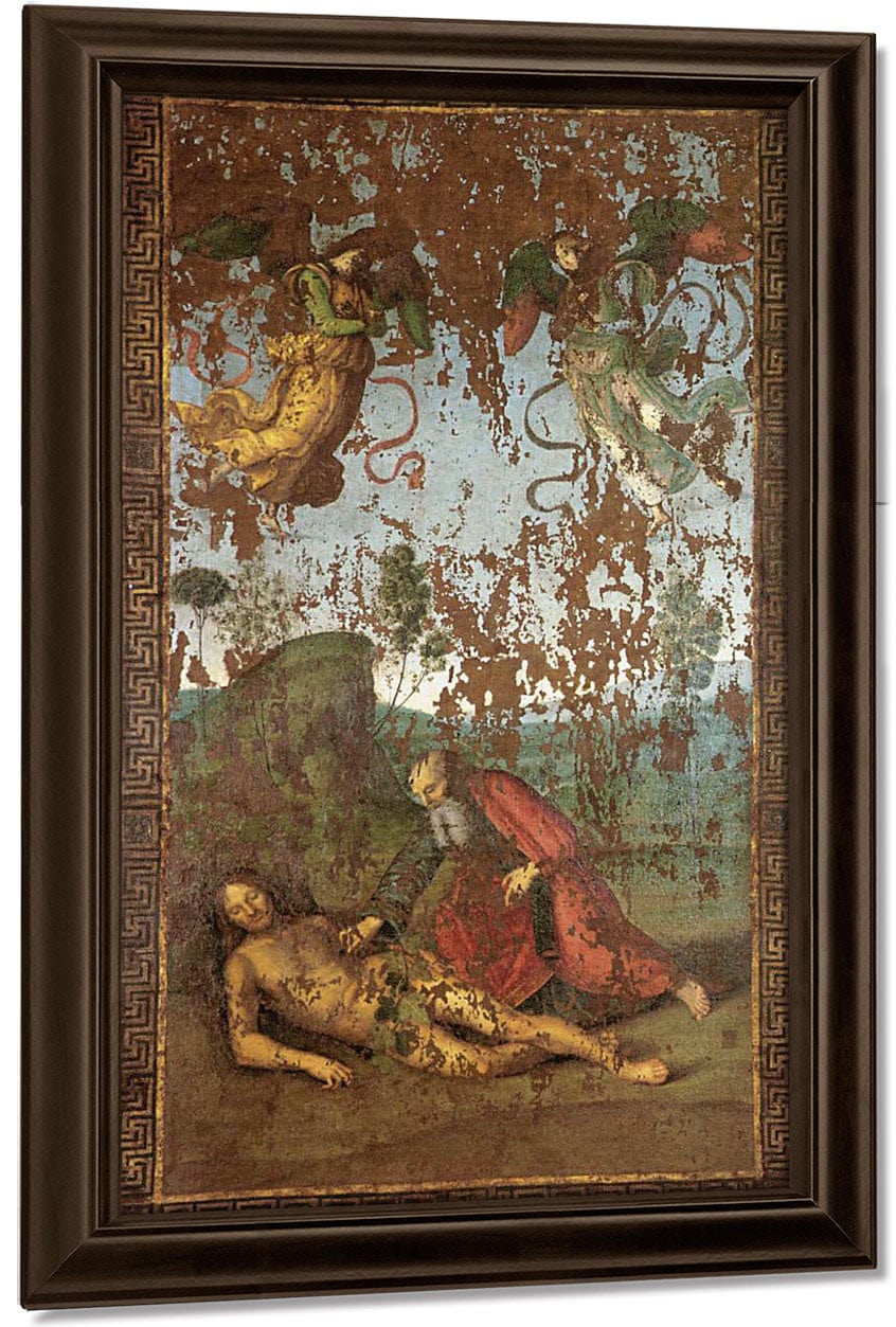The Creation Of Eve From Adam 1500 By Raphael Sanzio Fine Art Print