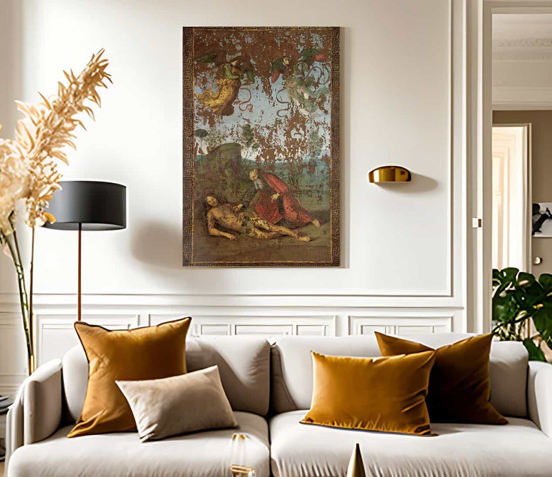 The Creation Of Eve From Adam 1500 By Raphael Sanzio Fine Art Print