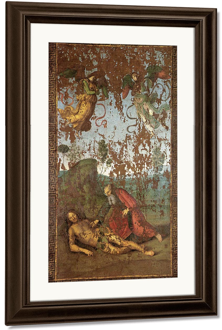 The Creation Of Eve From Adam 1500 By Raphael Sanzio Fine Art Print