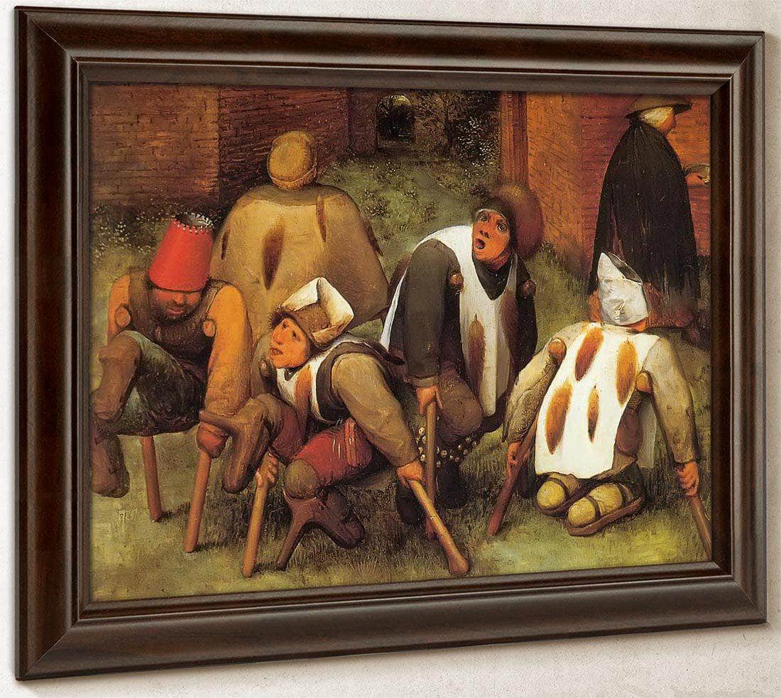 The Cripples 1568 By Pieter Bruegel Fine Art Print