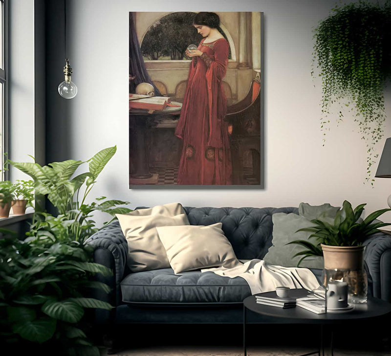 The Crystal Ball By John Waterhouse Fine Art Print