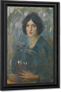 The Crystal Globe By Alice Pike Barney Fine Art Print