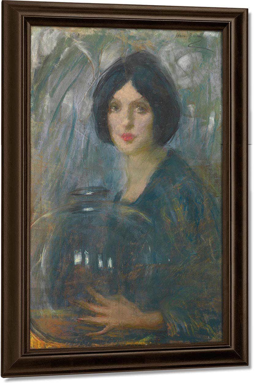 The Crystal Globe By Alice Pike Barney Fine Art Print