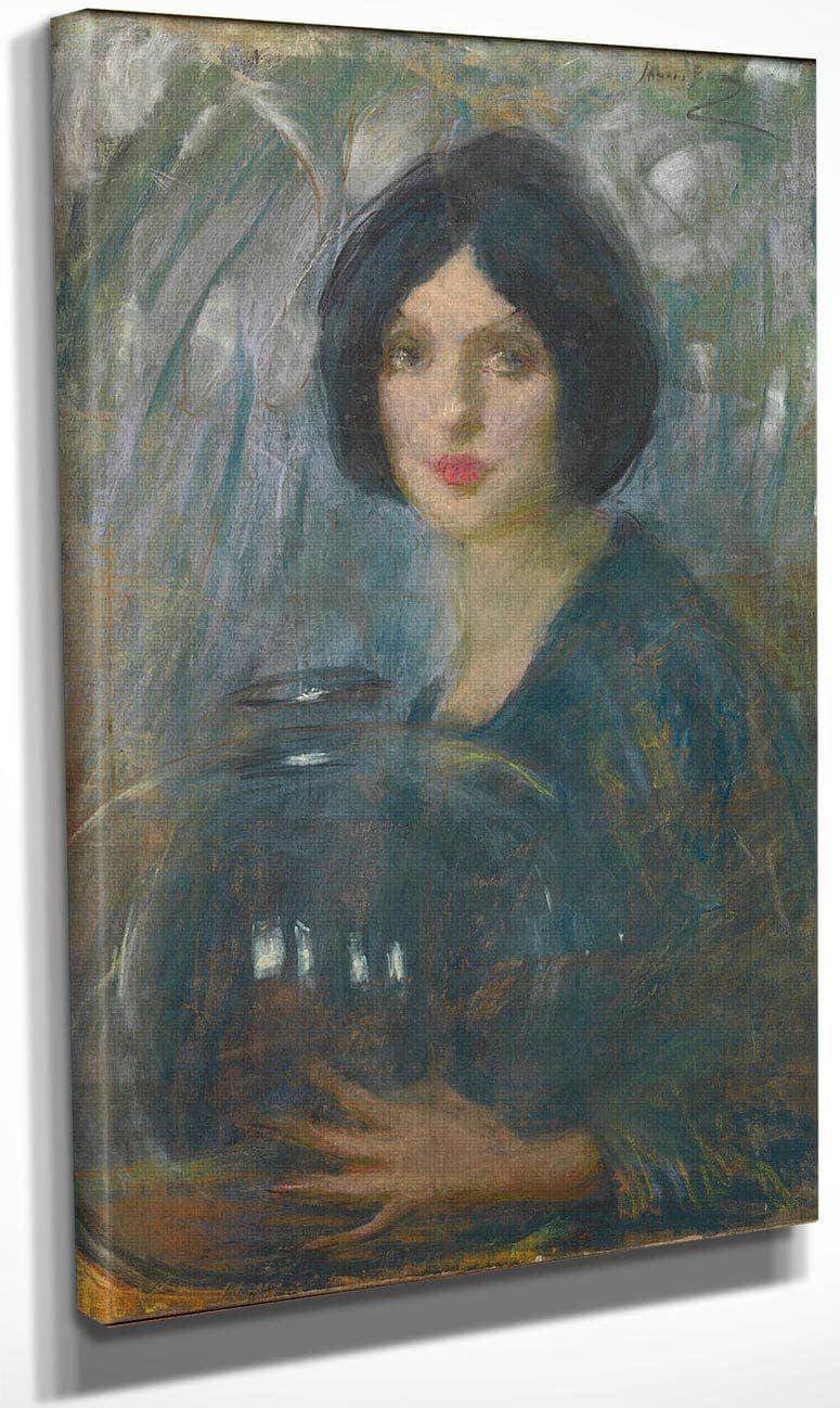 The Crystal Globe By Alice Pike Barney Fine Art Print