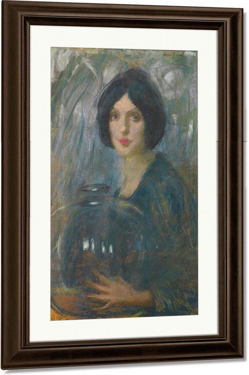 The Crystal Globe By Alice Pike Barney Fine Art Print