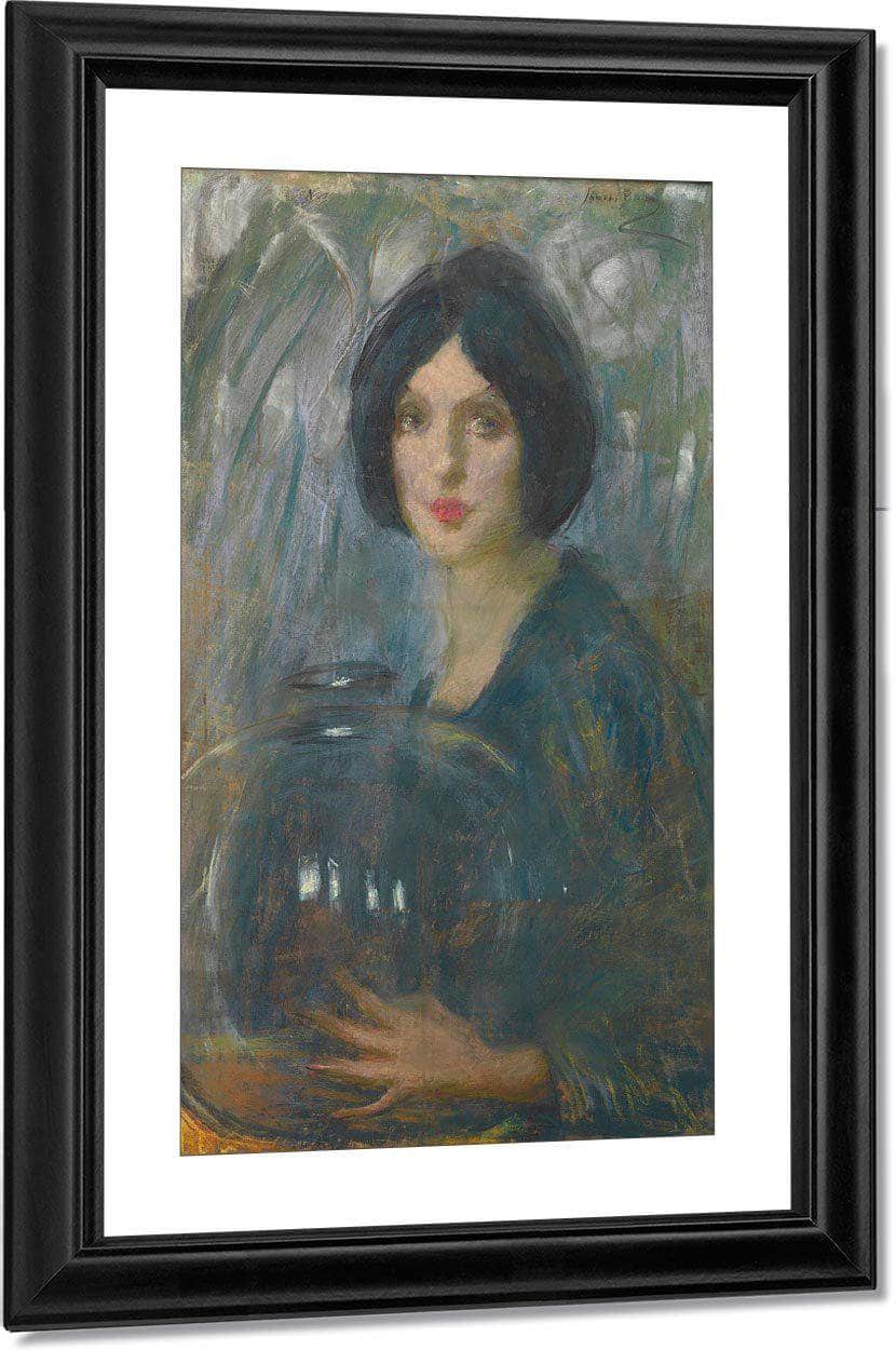 The Crystal Globe By Alice Pike Barney Fine Art Print