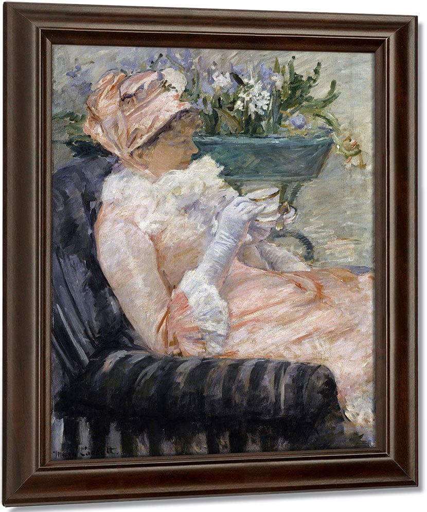 The Cup Of Tea By Mary Cassatt Fine Art Print