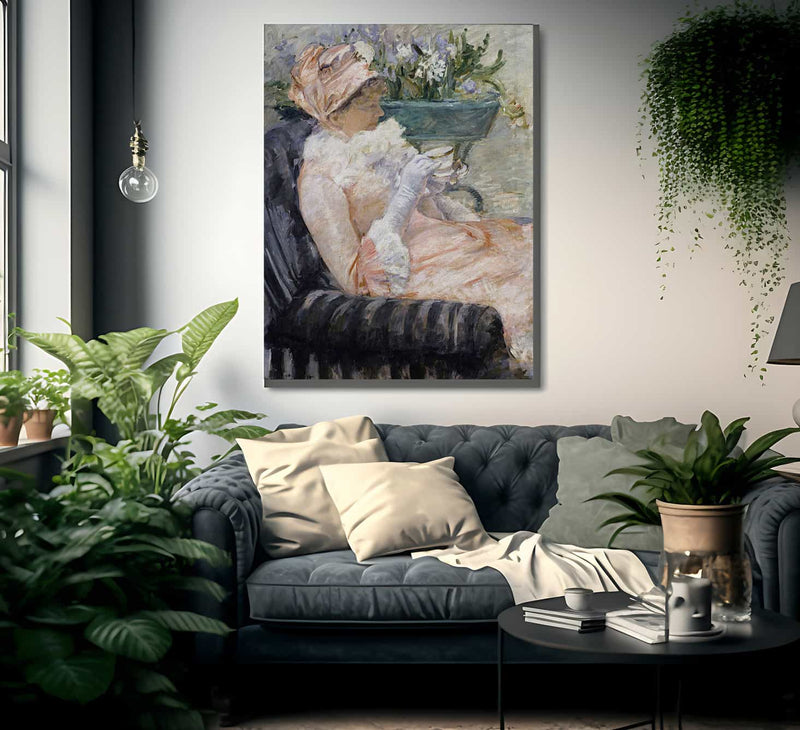 The Cup Of Tea By Mary Cassatt Fine Art Print