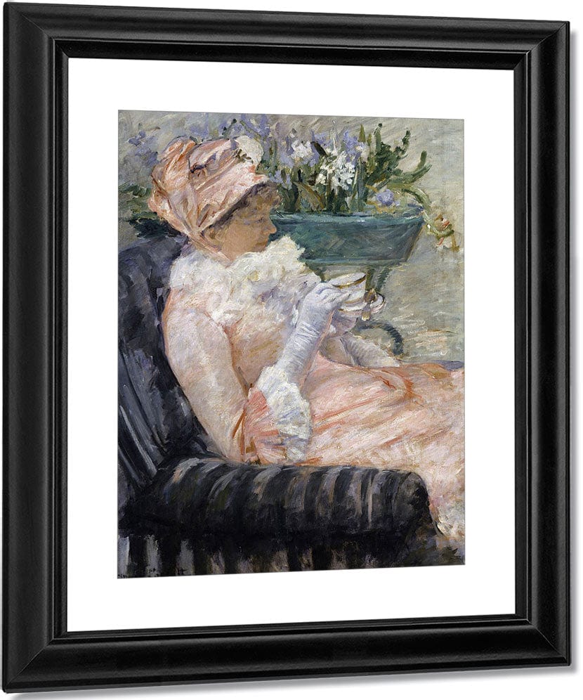 The Cup Of Tea By Mary Cassatt Fine Art Print