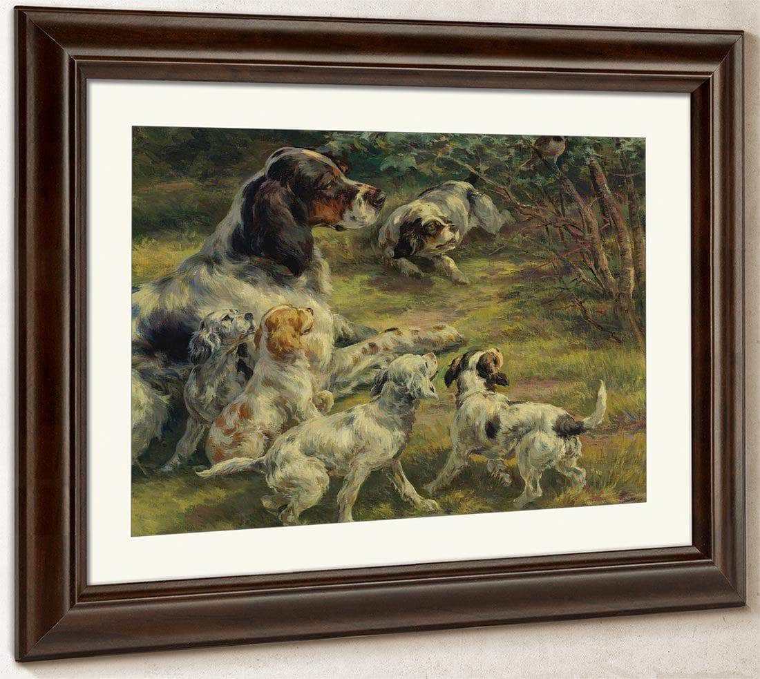 The Curious Pups By Edmund Henry Osthaus Fine Art Print