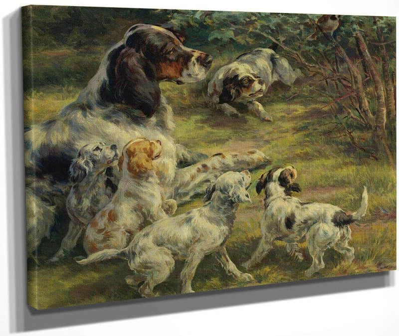 The Curious Pups By Edmund Henry Osthaus Fine Art Print