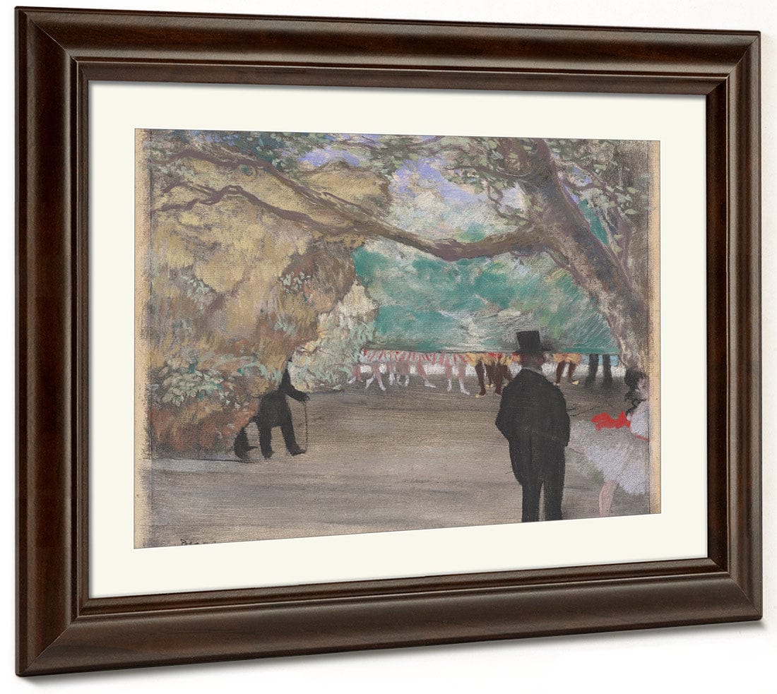 The Curtain By Edgar Degas Fine Art Print