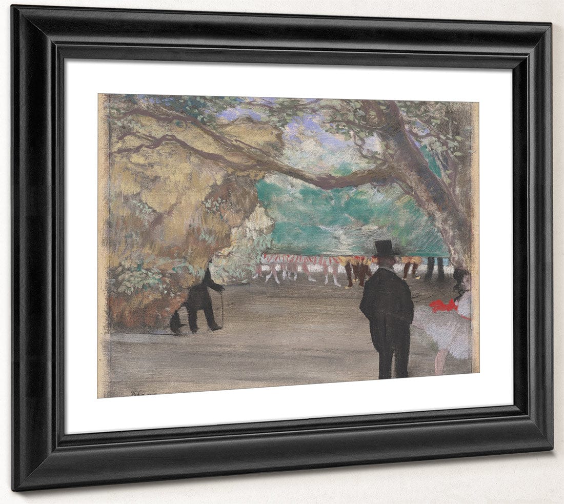 The Curtain By Edgar Degas Fine Art Print