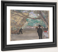 The Curtain By Edgar Degas Fine Art Print