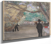 The Curtain By Edgar Degas Fine Art Print