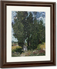 The Cypresses By Vincent Van Gogh Fine Art Print