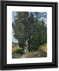 The Cypresses By Vincent Van Gogh Fine Art Print