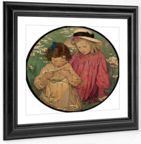 The Daisy Wreath By Jessie Willcox Smith Fine Art Print