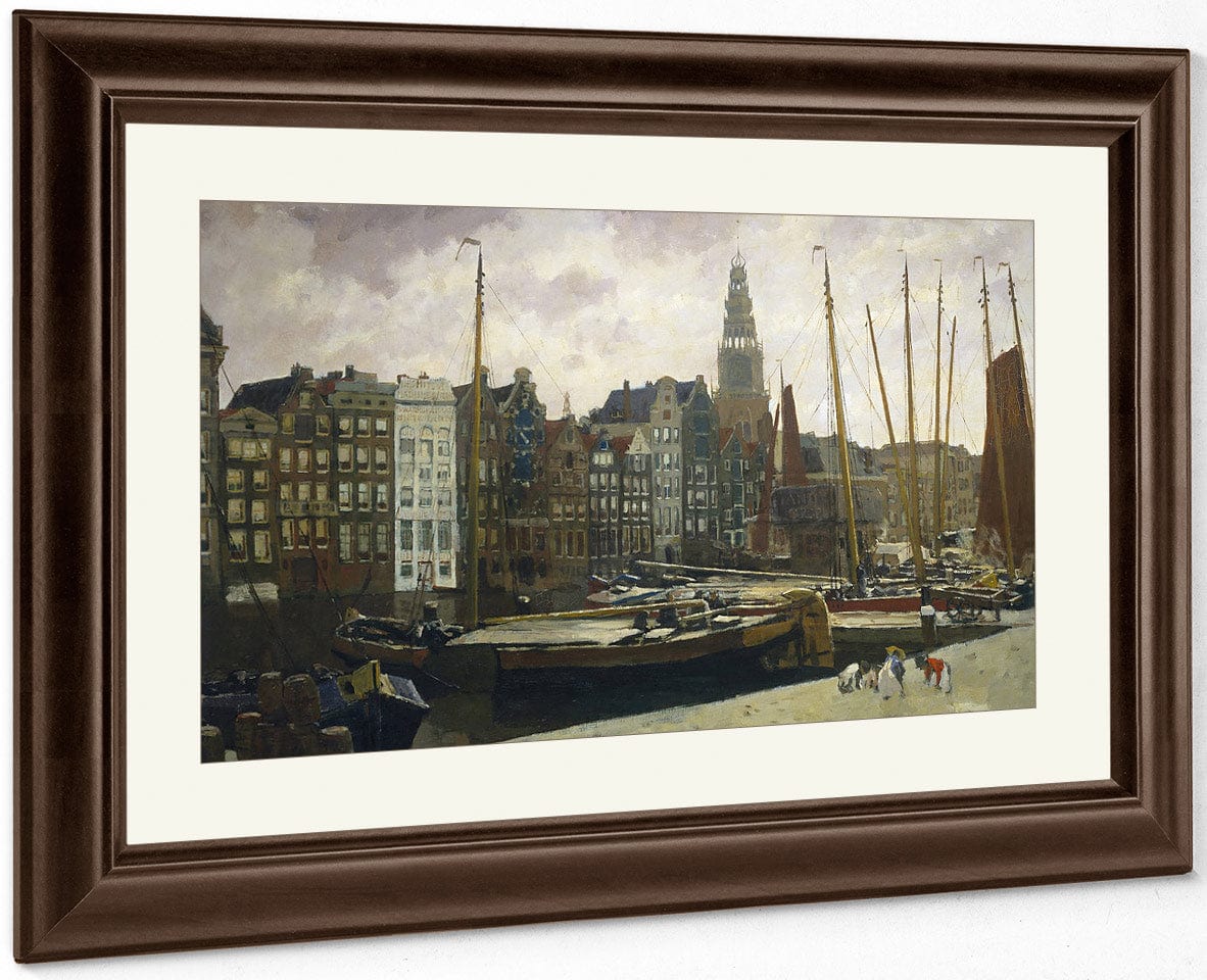 The Damrak Amsterdam By George Hendrik Breitner Fine Art Print