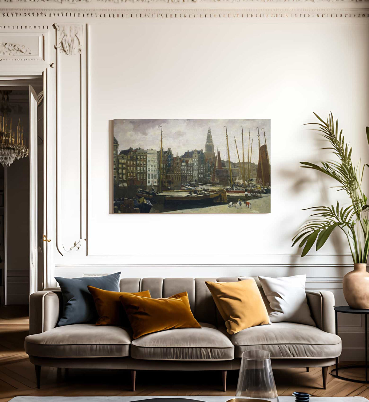 The Damrak Amsterdam By George Hendrik Breitner Fine Art Print