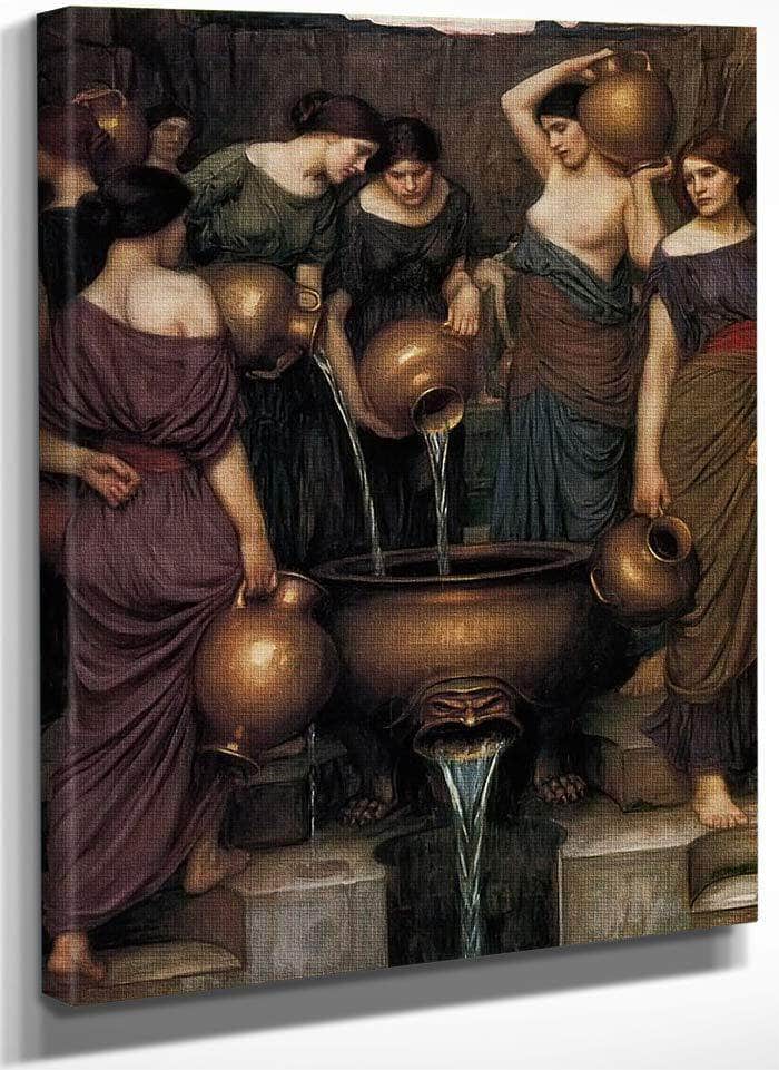 The Danaides By John Waterhouse Fine Art Print