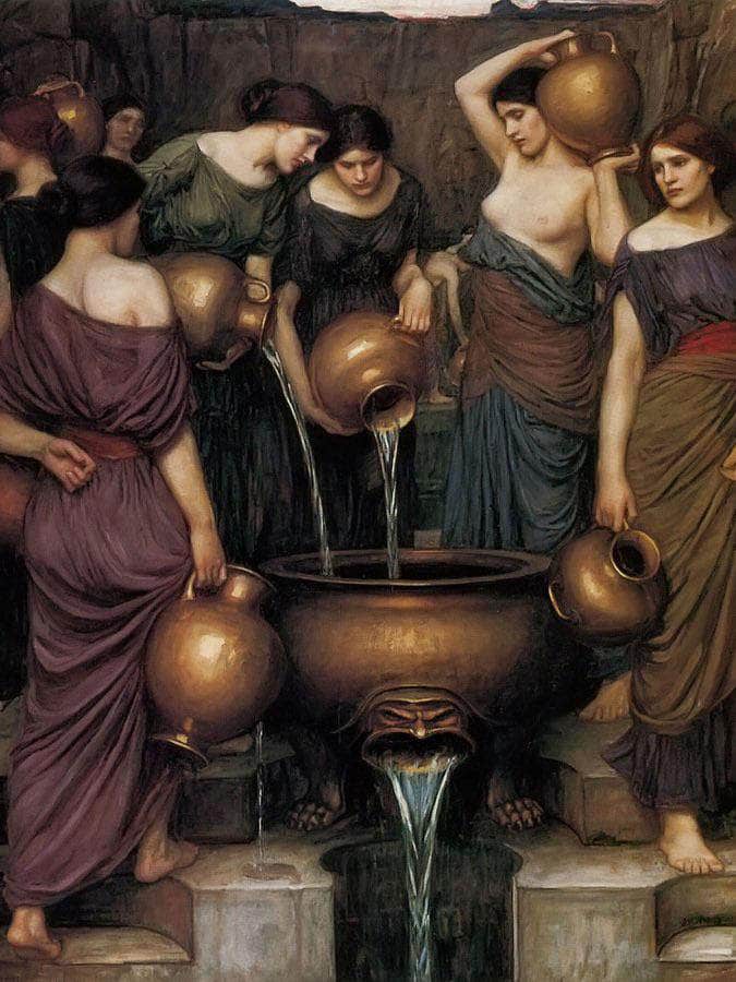 The Danaides By John Waterhouse Fine Art Print