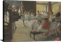 The Dance Class Painting Edgar Degas Canvas Art Fine Art Print