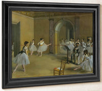 The Dance Foyer At The Opera By Edgar Degas Fine Art Print