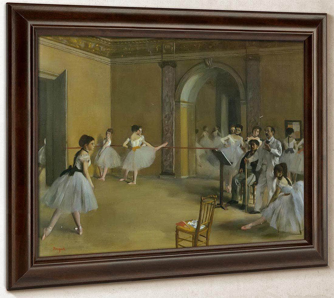 The Dance Foyer At The Opera By Edgar Degas Fine Art Print