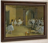 The Dance Foyer At The Opera By Edgar Degas Fine Art Print