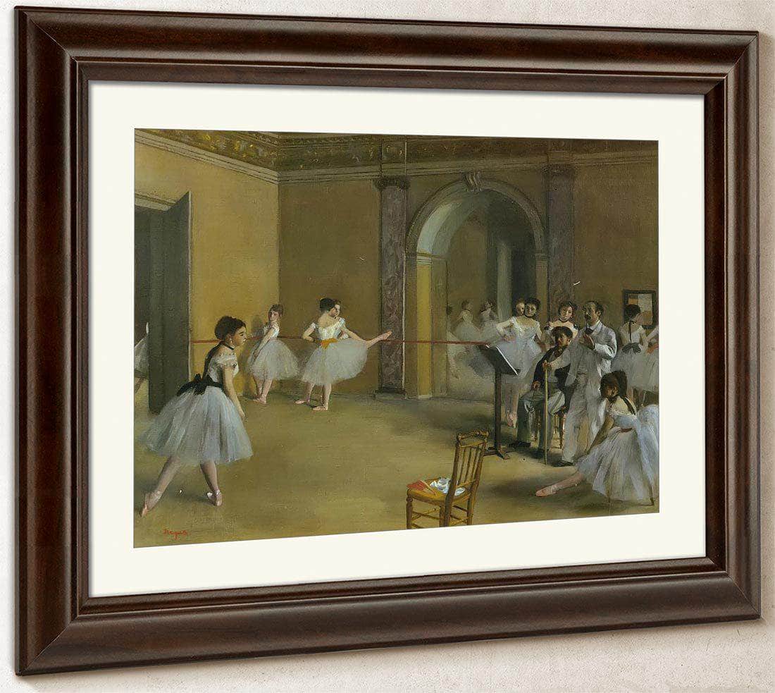 The Dance Foyer At The Opera By Edgar Degas Fine Art Print