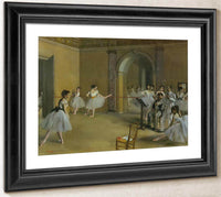 The Dance Foyer At The Opera By Edgar Degas Fine Art Print