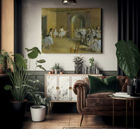 The Dance Foyer At The Opera By Edgar Degas Fine Art Print