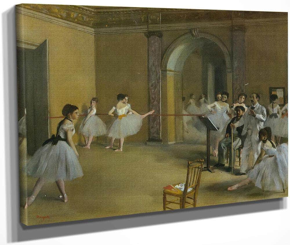 The Dance Foyer At The Opera By Edgar Degas Fine Art Print