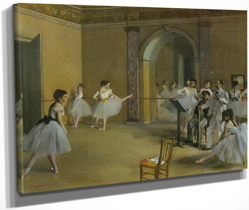 The Dance Foyer At The Opera By Edgar Degas Fine Art Print