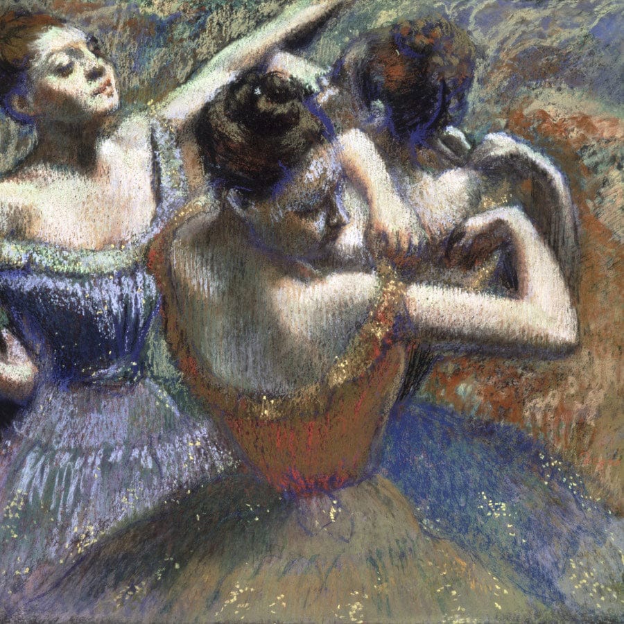 The Dancers By Edgar Degas Fine Art Print