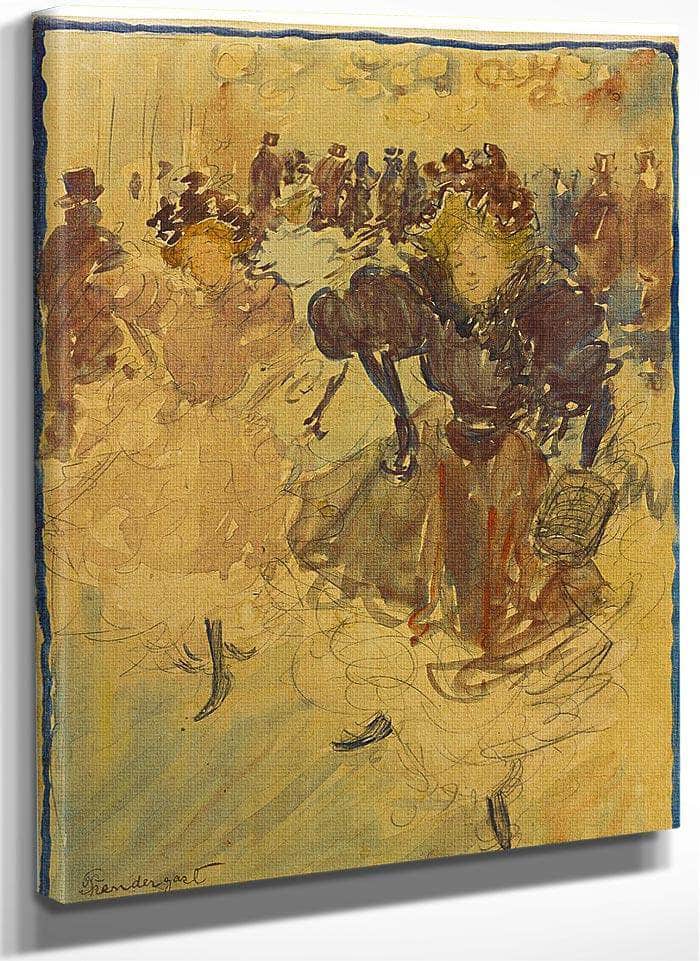 The Dancers By Maurice Brazil Prendergast Fine Art Print