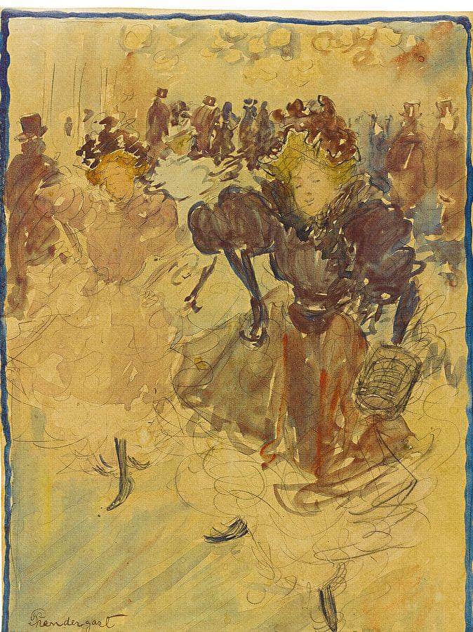 The Dancers By Maurice Brazil Prendergast Fine Art Print