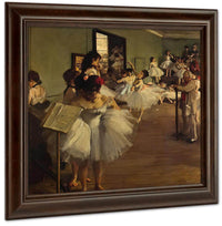 The Dancing Class By Edgar Degas Fine Art Print