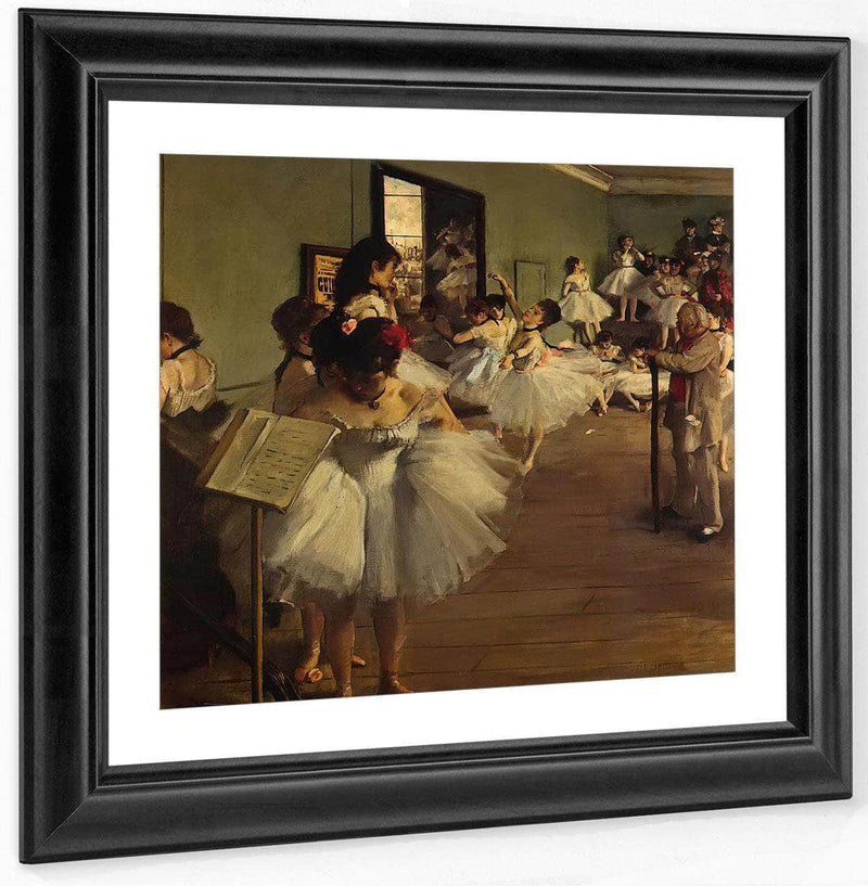 The Dancing Class By Edgar Degas Fine Art Print